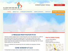 Tablet Screenshot of americanlutheranburbank.org